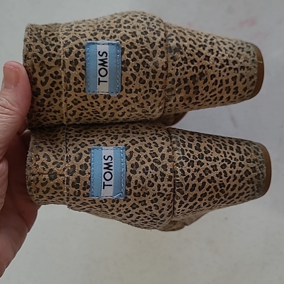 Toms Leopard Print Women's Ankle Boots size 8 - Picture 6 of 9